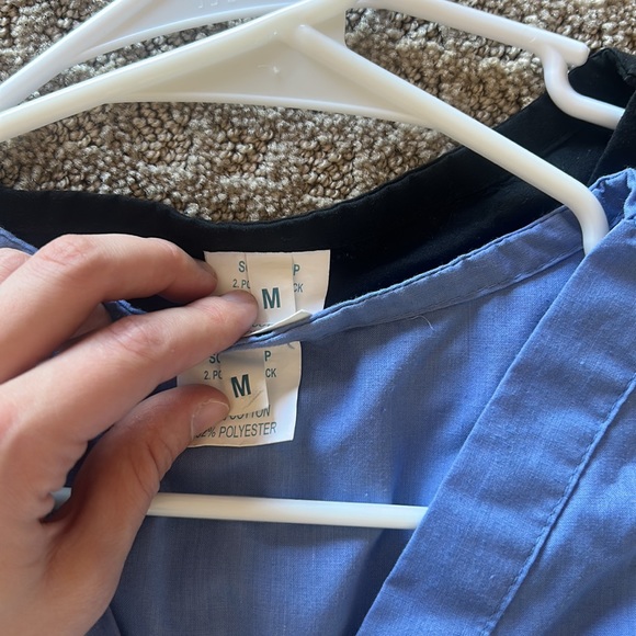 Set of two — Black and Blue scrub Tops - Picture 4 of 5